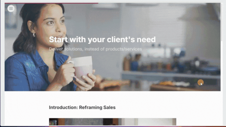 iSpring Page course sample